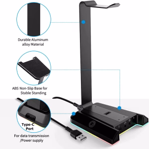 EKSA Soporte para auriculares para videojuegos