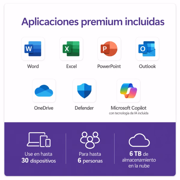 Microsoft 365 Familia con Copilot – Licencia Original | Partners de Microsoft